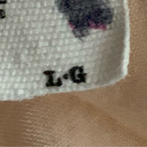 High-Low Cream/Peach Dress by “INTIMATES” - Picture 6 of 6